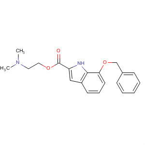 1H-Indole-2-carboxylic acid, 7-(phenylmethoxy)-, 2-(dimethylamino)ethylester