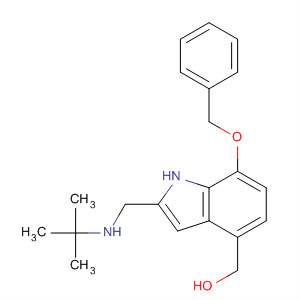 1H-Indole-4-methanol,a-[[(1,1-dimethylethyl)amino]methyl]-7-(phenylmethoxy)-