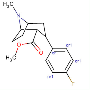 8-Azabicyclo[3.2.1]octane-2-carboxylic acid,3-(4-fluorophenyl)-8-methyl-, methyl ester, (1R,2R,3S,5S)-rel-