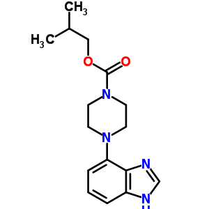 2-methylpropyl 4-(1H-benzimidazol-4-yl)piperazine-1-carboxylate