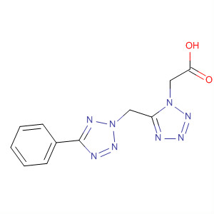 1H-Tetrazole-1-acetic acid, 5-[(5-phenyl-2H-tetrazol-2-yl)methyl]-