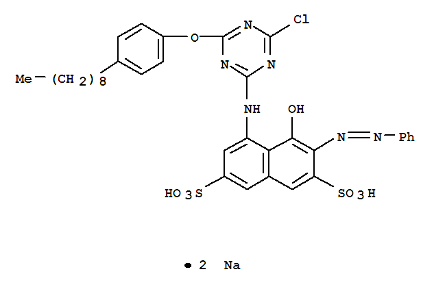 disodium 5-[[4-chloro-6-(4-nonylphenoxy)-1,3,5-triazin-2-yl]amino]-4-hydroxy-3-(phenylazo)naphthalene-2,7-disulphonate
