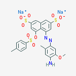 4-[(4-amino-5-methoxy-o-tolyl)azo]-5-[[(p-tolyl)sulphonyl]oxy]naphthalene-2,7-disulphonic acid, sodium salt
