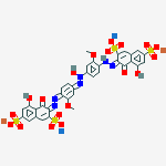 3,3'-[azoxybis[(2-methoxy-p-phenylene)azo]]bis[4,5-dihydroxynaphthalene-2,7-disulphonic] acid, lithium sodium salt