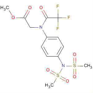 Glycine, N-[4-[bis(methylsulfonyl)amino]phenyl]-N-(trifluoroacetyl)-,methyl ester