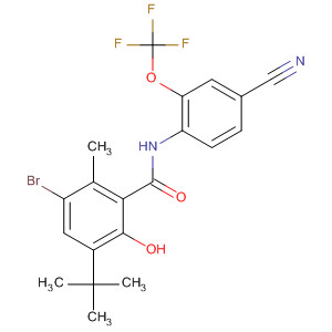 Benzamide,3-bromo-N-[4-cyano-2-(trifluoromethoxy)phenyl]-5-(1,1-dimethylethyl)-6-hydroxy-2-methyl-