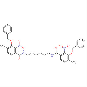 Benzamide, N,N'-1,6-hexanediylbis[4-methyl-2-nitro-3-(phenylmethoxy)-
