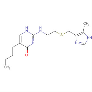 4(1H)-Pyrimidinone,5-butyl-2-[[2-[[(5-methyl-1H-imidazol-4-yl)methyl]thio]ethyl]amino]-