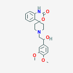 1'-[2-(3,4-dimethoxyphenyl)-2-hydroxyethyl]spiro[3,1-benzoxazine-4,4'-piperidin]-2(1H)-one