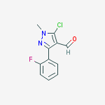 5-CHLORO-3-(2-FLUOROPHENYL)-1-METHYL-1H-PYRAZOLE-4-CARBOXALDEHYDE