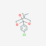 1-(4-chlorophenyl)-4-ethyl-2,6,7-trioxabicyclo[2.2.2]octane