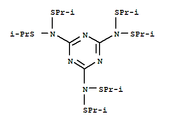 2,4,6-Tris[N,N-bis(isopropylthio)amino]-1,3,5-triazine