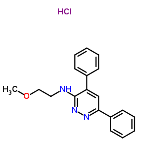 N-(2-methoxyethyl)-4,6-diphenylpyridazin-3-amine hydrochloride
