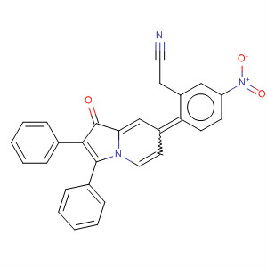 Benzeneacetonitrile,4-nitro-a-(1-oxo-2,3-diphenyl-7(1H)-indolizinylidene)-