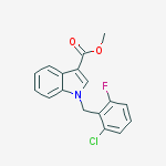 1H-INDOLE-3-CARBOXYLIC ACID, 1-[(2-CHLORO-6-FLUOROPHENYL)METHYL]-,METHYL ESTER