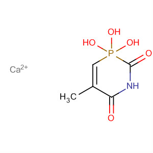 1,3-Azaphosphorine-2,6(1H,3H)-dione,3,3-dihydro-3,3,3-trihydroxy-5-methyl-, calcium salt (1:1)