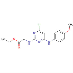 Glycine, N-[4-chloro-6-[(4-methoxyphenyl)amino]-2-pyrimidinyl]-, ethylester