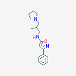 N-(2-methyl-3-pyrrolidin-1-ylpropyl)-3-phenyl-1,2-oxazol-5-amine