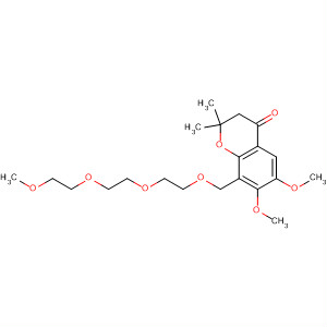 4H-1-Benzopyran-4-one,2,3-dihydro-6,7-dimethoxy-2,2-dimethyl-8-(2,5,8,11-tetraoxadodec-1-yl)-
