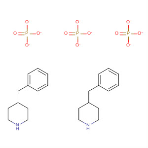 Piperidine, 4-(phenylmethyl)-, phosphate (2:3)