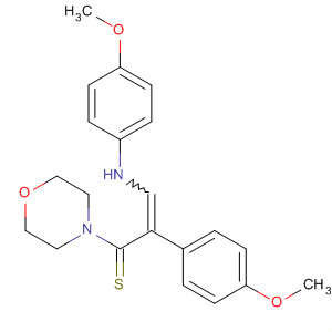 Morpholine,4-[2-(4-methoxyphenyl)-3-[(4-methoxyphenyl)amino]-1-thioxo-2-propenyl]-
