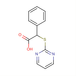 Benzeneacetic acid, a-(2-pyrimidinylthio)-