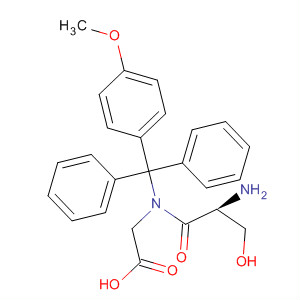 Glycine, N-[(4-methoxyphenyl)diphenylmethyl]-L-seryl-