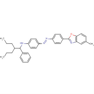Benzenemethanamine,4-heptyl-N-[4-[[4-(5-methyl-2-benzoxazolyl)phenyl]azo]phenyl]-