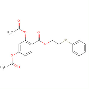 Benzoic acid, 2,4-bis(acetyloxy)-, 2-(phenylseleno)ethyl ester