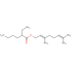 Hexanoic acid, 2-ethyl-, (2E)-3,7-dimethyl-2,6-octadienyl ester