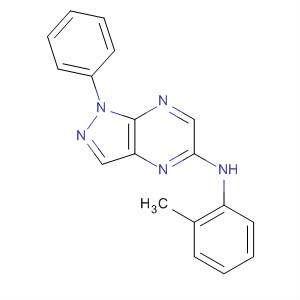 1H-Pyrazolo[3,4-b]pyrazin-5-amine, N-(2-methylphenyl)-1-phenyl-
