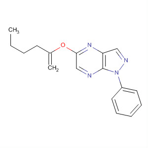1H-Pyrazolo[3,4-b]pyrazine, 5-(2-hexenyloxy)-1-phenyl-, (E)-