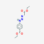 ethyl 4-[(2E)-3-(2-ethoxy-2-oxoethyl)triaz-2-en-1-yl]benzoate