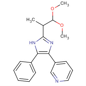 Pyridine, 3-[2-(2,2-dimethoxy-1-methylethyl)-5-phenyl-1H-imidazol-4-yl]-