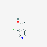 1-(3-chloropyridin-4-yl)-3,3-dimethylbutan-1-ol