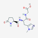 5-OXO-L-PROLYL-3-METHYL-L-HISTIDYLGLYCINE