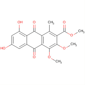 2-Anthracenecarboxylic acid,9,10-dihydro-6,8-dihydroxy-3,4-dimethoxy-1-methyl-9,10-dioxo-, methylester