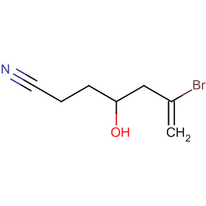 6-Heptenenitrile, 6-bromo-4-hydroxy-
