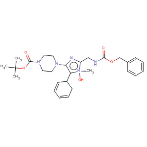 1-Piperazinecarboxylic acid,4-[1-methyl-2-[[[(phenylmethoxy)carbonyl]amino]methyl]-1H-benzimidazol-4-yl]-, 1,1-dimethylethyl ester