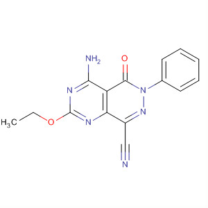 Pyrimido[4,5-d]pyridazine-8-carbonitrile,4-amino-2-ethoxy-5,6-dihydro-5-oxo-6-phenyl-
