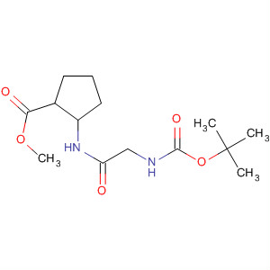 Cyclopentanecarboxylic acid,2-[[[[(1,1-dimethylethoxy)carbonyl]amino]acetyl]amino]-, methyl ester,(1R,2S)-