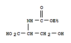 SERINE,N-CARBOXY-,DL-,N-ET ESTER