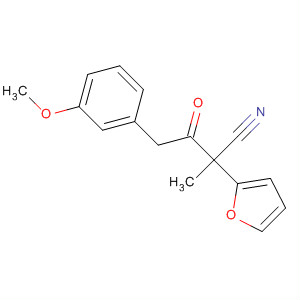2-Furanacetonitrile, a-[(3-methoxyphenyl)acetyl]-a-methyl-