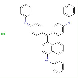 1-Naphthalenamine,N-phenyl-4-[[4-(phenylamino)phenyl][4-(phenylimino)-2,5-cyclohexadien-1-ylidene]methyl]-, monohydrochloride