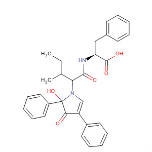 L-Phenylalanine,N-[2-(2,3-dihydro-2-hydroxy-3-oxo-2,4-diphenyl-1H-pyrrol-1-yl)-3-methyl-1-oxopentyl]-