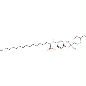 Hexadecanoic acid,2-[[4-[1-methyl-1-(4-methylcyclohexyl)ethoxy]phenyl]amino]-
