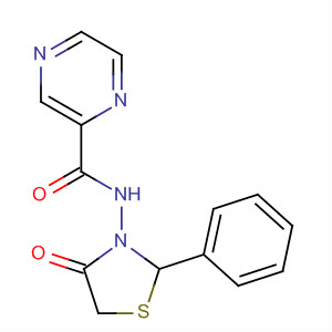Pyrazinecarboxamide, N-(4-oxo-2-phenyl-3-thiazolidinyl)-