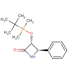 2-Azetidinone, 3-[[(1,1-dimethylethyl)dimethylsilyl]oxy]-4-phenyl-,(3R,4R)-