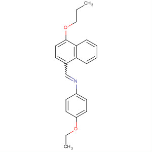 Benzenamine, 4-ethoxy-N-[(4-propoxy-1-naphthalenyl)methylene]-