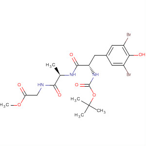 Glycine,N-[N-[3,5-dibromo-N-[(1,1-dimethylethoxy)carbonyl]-L-tyrosyl]-D-alanyl]-,methyl ester